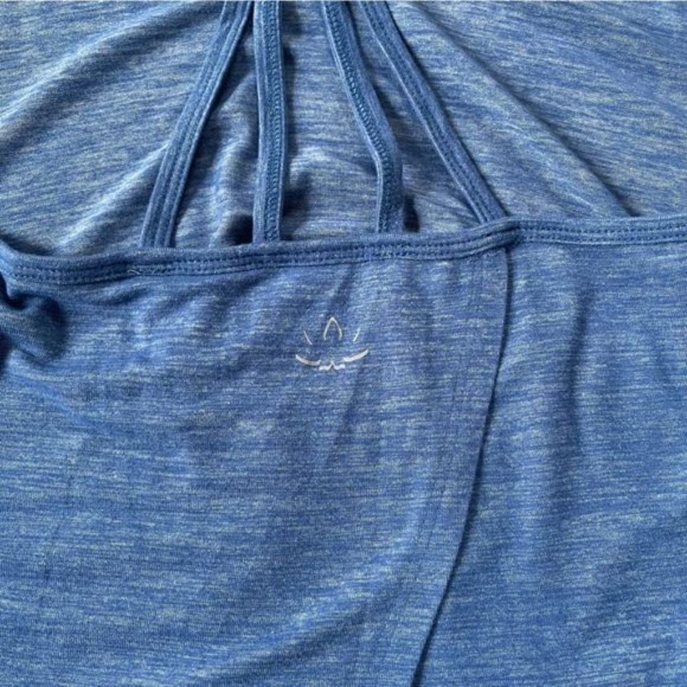 Beyond?Yoga?Cloud Heather Overlap Swing Tank L - Picture 4 of 5